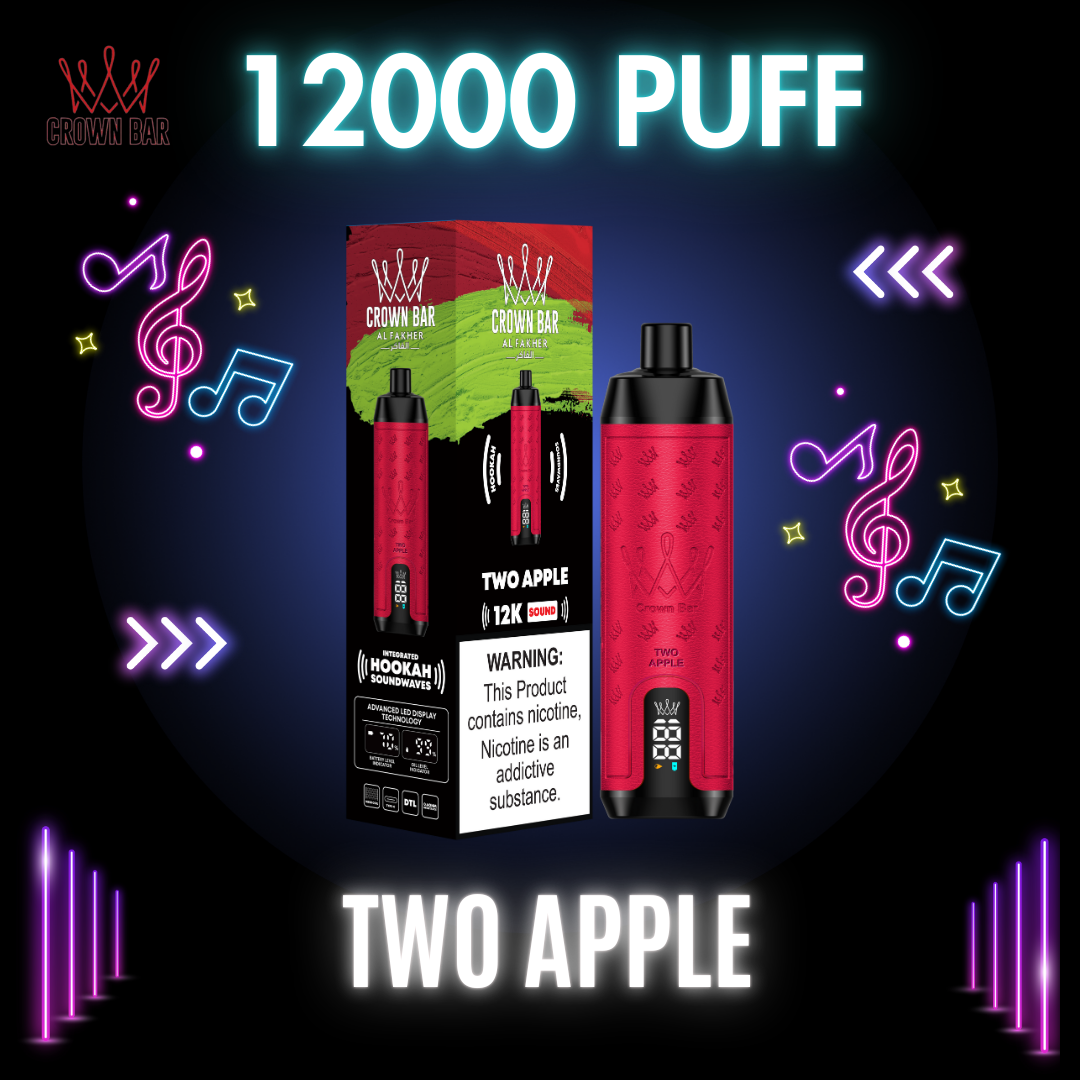 Crown Bar 12K SOUND - Two Apple AL FAKHER MY Crown Bar 12K SOUND - Two Apple AL FAKHER MY