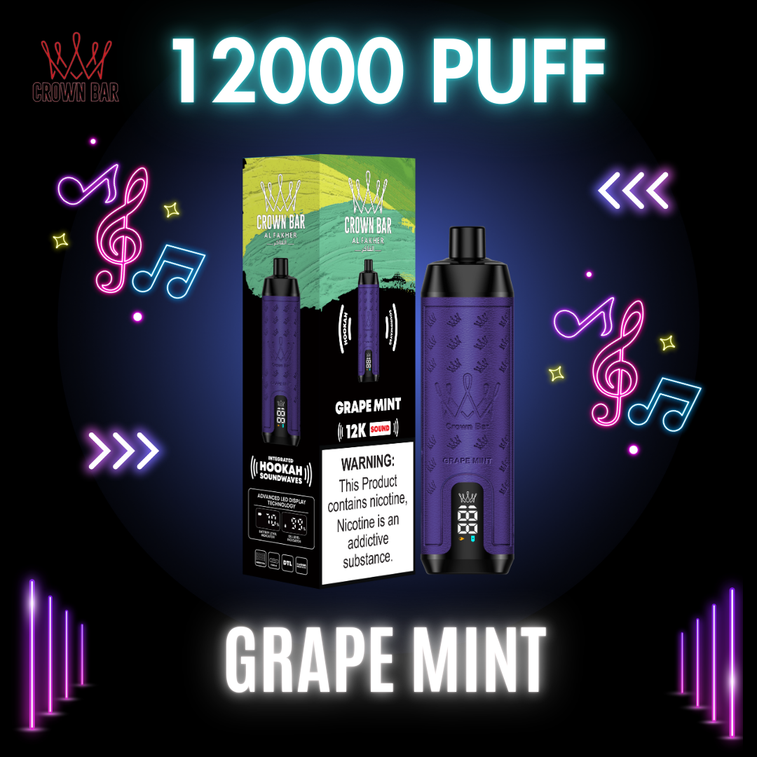 Crown Bar 12K SOUND - Grape Mint