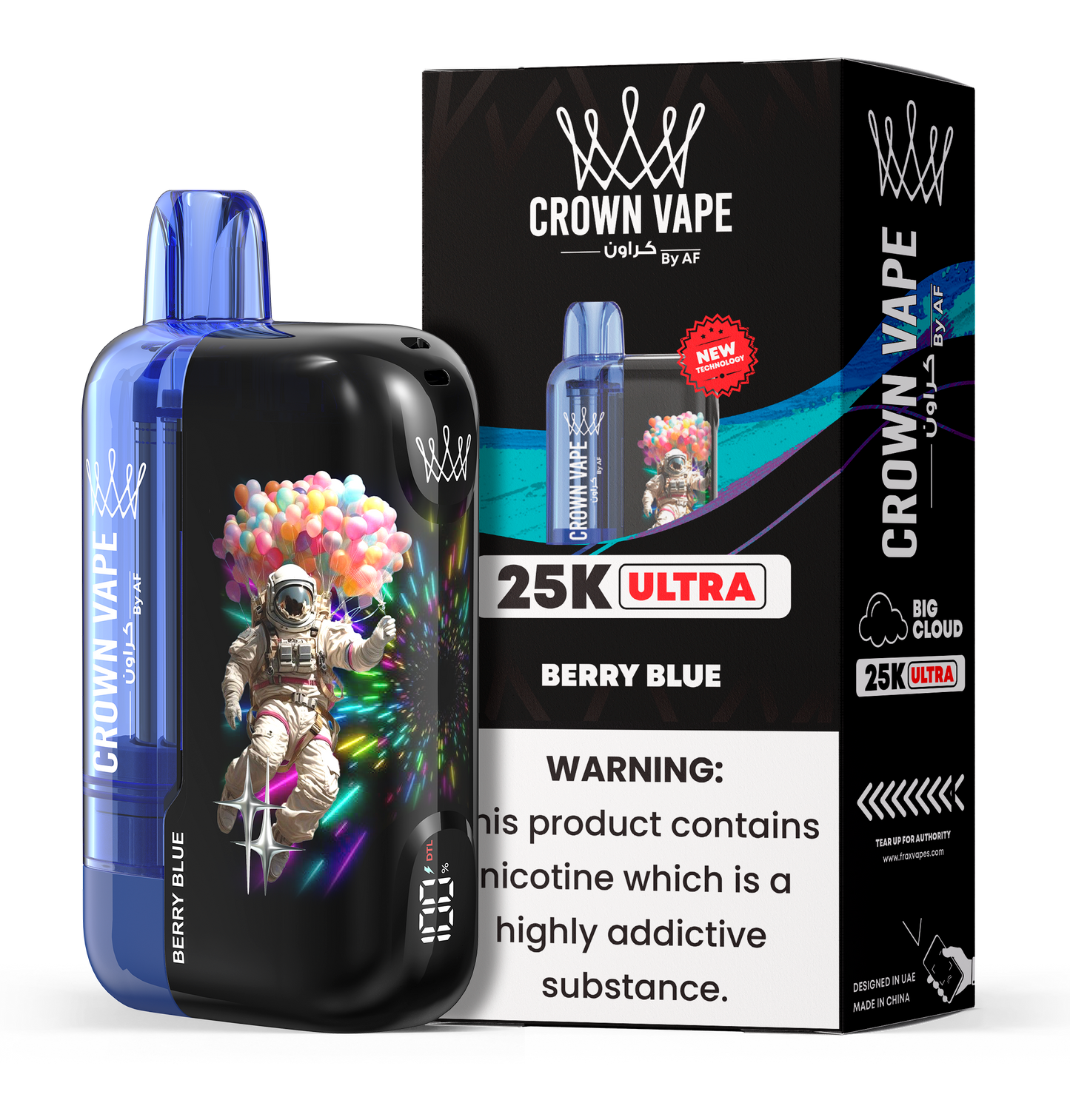 AF CROWN BAR 25K ULTRA - BERRY BLUE