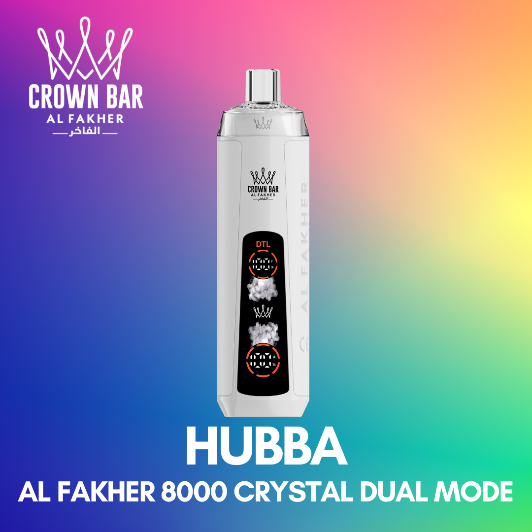 AL FAKHER 8000 CRYSTAL DUAL MODE - HUBBA