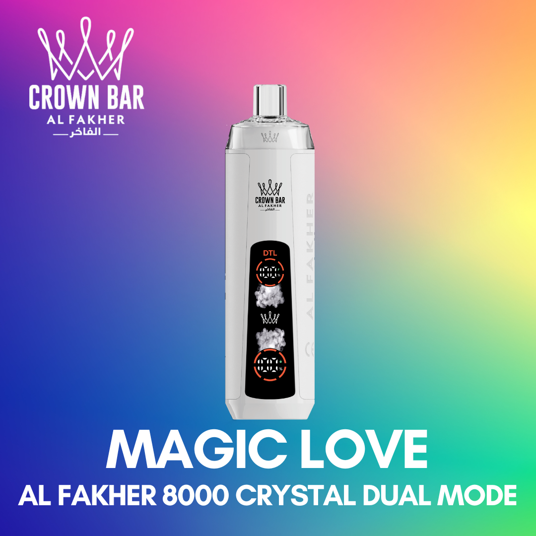 AL FAKHER 8000 CRYSTAL DUAL MODE - GRAPE MINT (Copy)