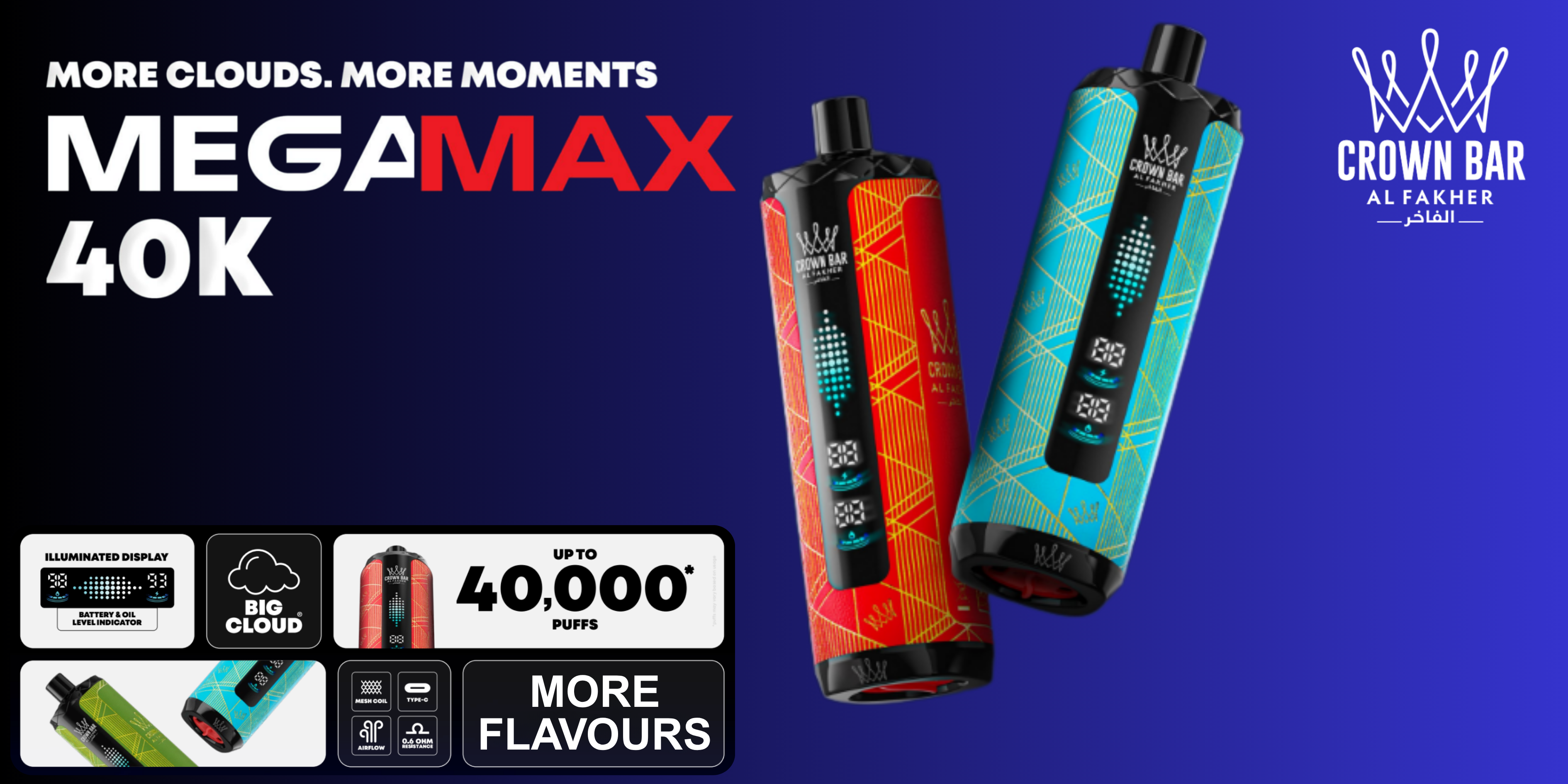 AF CROWN BAR 40K MEGAMAX – AL FAKHER MY