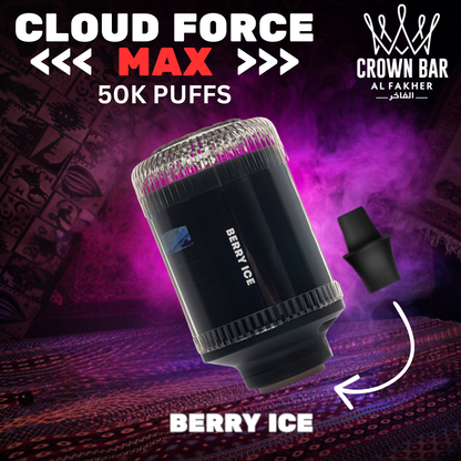 AL FAKHER 50K CLOUD FORCE MAX - BERRY ICE