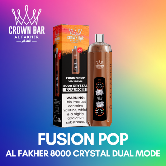 AL FAKHER 8000 CRYSTAL DUAL MODE - FUSION POP