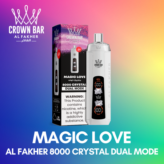 AL FAKHER 8000 CRYSTAL DUAL MODE - GRAPE MINT (Copy)