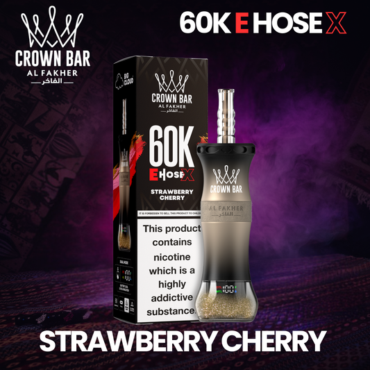 AL FAKHER 60K E HOSE X - STRAWBERRY CHERRY