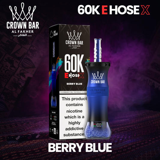 AL FAKHER 60K E HOSE X - BERRY BLUE