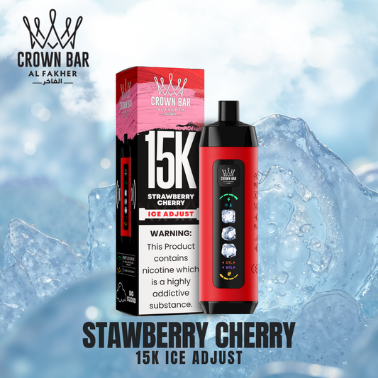 AF CROWN BAR 15K ICE ADJUST - STRAWBERRY CHERRY